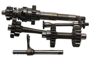 04 Kawasaki KFX700 2x4 Transmission Shift Forks & Drum V-Force