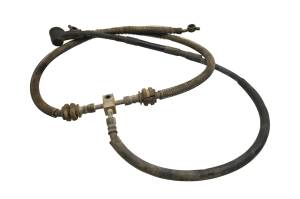 Kawasaki - 03 Kawasaki Prairie 650 4x4 Front Brake Lines KVF650 - Image 3