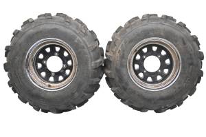 03 Kawasaki Prairie 650 4x4 Front Wheels Rims & Tires 27X9-12 4/137 ITP KVF650