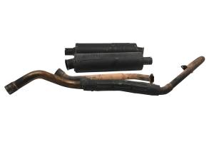 HMF - 04 Kawasaki KFX700 2x4 Dual Exhaust Muffler & Head Pipe HMF V-Force - Image 1