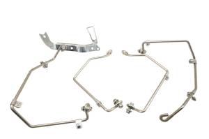 24 Yamaha YFZ450R Heel Guard Support Brackets Mounts Left & Right New Take Off