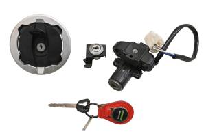 Kawasaki - 21 Kawasaki Ninja 650 Key Switch Gas Cap & Seat Lock Set EX650 - Image 2