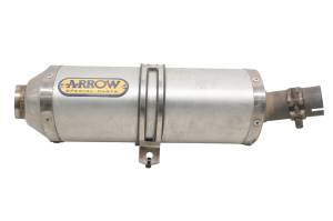 08 Kawasaki Versys 650 Muffler Exhaust Pipe Slip On Arrow KLE650A