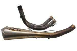 22 Kawasaki Ninja 650 Full Exhaust Muffler & Head Pipe Hindle EX650