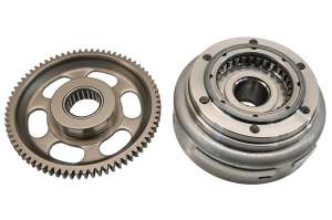Suzuki - 03 Suzuki Vinson 500 4x4 Flywheel Starter Clutch Bearing & Gear LTA500F - Image 2