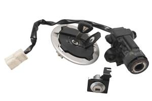 Kawasaki - 23 Kawasaki Z400 ABS Key Switch Gas Cap & Seat Lock Set ER400D - Image 2