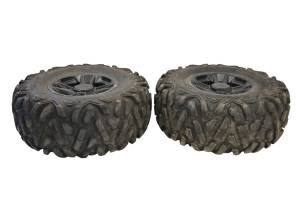 Polaris - 21 Polaris RZR Trail S 1000 Rear Wheels Rims & Tires 4/156 27X11R12 12X8 Trailmaster - Image 3