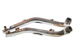 02 Honda Shadow Spirit Upper & Lower Header Exhaust Head Pipes VT1100C