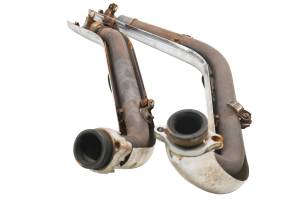 Honda - 02 Honda Shadow Spirit Upper & Lower Header Exhaust Head Pipes VT1100C - Image 2