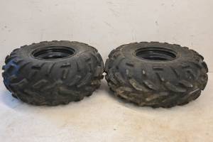Polaris - 00 Polaris Sportsman 500 4x4 Rear Wheels Rims & Tires 4/156 10X8.5 Goodyear Tracker At25X11-10 - Image 3
