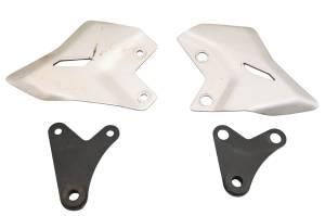 Kawasaki - 21 Kawasaki Ninja 650 Left & Right Heel Guards & Brackets EX650 - Image 2