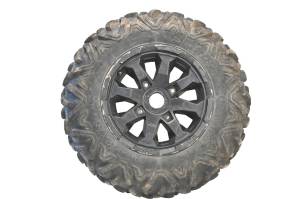 22 Can-Am Defender XT HD10 Front Wheel Rim & Tire 27X9-14 4/137 14X7 Maxxis