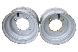 03 Honda TRX400EX Front Wheels Rims 10X5 4/144 Aftermarket Sportrax 400 2x4