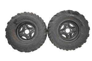 18 Arctic Cat Alterra 700 VLX 4x4 Rear Wheels Rims & Tires 25X10-12 4/115 12X7.5 Carlisle Trail Pro