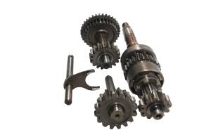 Kawasaki - 03 Kawasaki Prairie 650 4x4 Transmission Shift Forks & Drum KVF650 - Image 3