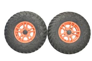 Arctic Cat - 18 Arctic Cat Wildcat Sport XT EPS Front Wheels Rims & Tires 4/115 12X6 Tusk Terrabite 27X9R12 - Image 1