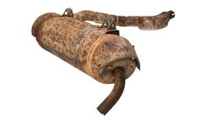 Honda - 03 Honda Rincon 650 4x4 Muffler Exhaust Pipe TRX650FA - Image 1