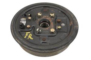 86 Honda Fourtrax 250 2x4 Front Right Brake Drum Assembly TRX250