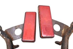 Suzuki - 90 Suzuki VX800 Rear Grip Bars Reflector Brackets Mounts Left & Right - Image 3