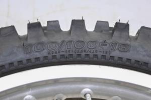 Kawasaki - 23 Kawasaki KLX230S Rear Wheel Rim & Tire 100/100-18 - Image 4