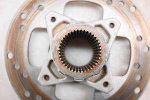 Bombardier - 04 Can-Am DS650 Rear Brake Rotor Hub & Rotor Bombardier - Image 3