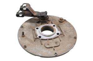 Kawasaki - 99 Kawasaki Prairie 300 2x4 Rear Brake Drum Housing KVF300 - Image 2