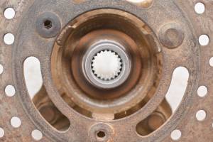 Kawasaki - 99 Kawasaki Prairie 300 2x4 Front Wheel Hub & Rotor Left Or Right KVF300 - Image 3