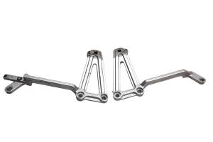 Kawasaki - 03 Kawasaki Ninja 250R Left & Right Muffler Stay Brackets Mounts EX250 - Image 2