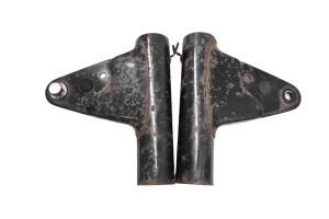 75 Yamaha RD125 Front Headlight Support Brackets Mounts Left & Right