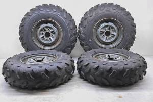 05 Yamaha Kodiak 400 4x4 Front & Rear Wheels Rims & Tires 4/110 25X8-12 25X10-12 YFM400F