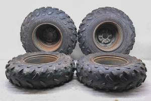 Yamaha - 05 Yamaha Kodiak 400 4x4 Front & Rear Wheels Rims & Tires 4/110 25X8-12 25X10-12 YFM400F - Image 2