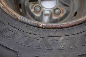 Yamaha - 05 Yamaha Kodiak 400 4x4 Front & Rear Wheels Rims & Tires 4/110 25X8-12 25X10-12 YFM400F - Image 5