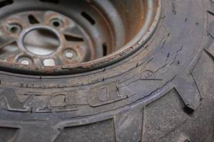 Yamaha - 05 Yamaha Kodiak 400 4x4 Front & Rear Wheels Rims & Tires 4/110 25X8-12 25X10-12 YFM400F - Image 6