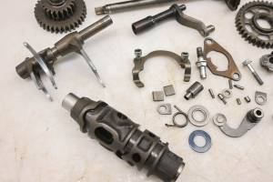 Honda - 87 Honda Fourtrax 250 2x4 Transmission Shift Forks & Drum TRX250 - Image 3