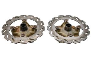 Kawasaki - 09 Kawasaki Brute Force 750 4x4i Front Wheel Hubs & Rotors Left & Right KVF750 - Image 3
