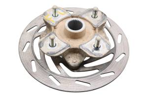 14 Yamaha Grizzly 550 4x4 Front Wheel Hub & Rotor Left Or Right YFM550F