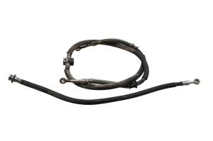14 Yamaha Grizzly 550 4x4 Rear Brake Lines YFM550F