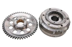 Yamaha - 09 Yamaha Grizzly 550 4x4 Flywheel Starter Clutch Bearing & Gear YFM550F - Image 3