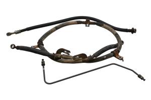 Yamaha - 09 Yamaha Grizzly 550 4x4 Front Brake Lines YFM550F - Image 3