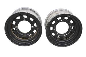 00 Polaris Magnum 500 4x4 Front Wheels Rims 12X7 4/156 Aftermarket