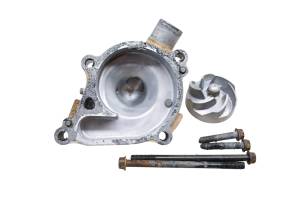 02 Kawasaki Prairie 650 4x4 Water Pump Cover & Impeller KVF650