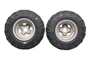 Yamaha - 04 Yamaha Grizzly 660 4x4 Front Wheels Rims & Tires 205/80-12 4/110 YFM660F - Image 2