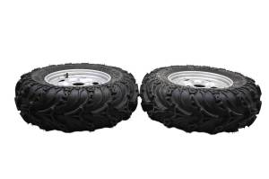 Yamaha - 04 Yamaha Grizzly 660 4x4 Front Wheels Rims & Tires 205/80-12 4/110 YFM660F - Image 3