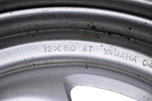 Yamaha - 04 Yamaha Grizzly 660 4x4 Front Wheels Rims & Tires 205/80-12 4/110 YFM660F - Image 6