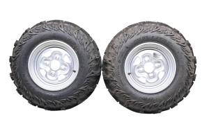 04 Yamaha Grizzly 660 4x4 Rear Wheels Rims & Tires 255/65-12 4/110 YFM660F