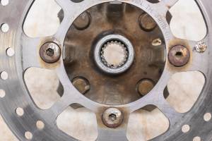 Suzuki - 01 Suzuki Quadmaster 500 4x4 Front Wheel Hub & Rotor Left Or Right LTA500F - Image 3