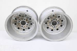 Suzuki - 01 Suzuki Quadmaster 500 4x4 Rear Wheels Rims 12X8 4/90 LTA500F - Image 2