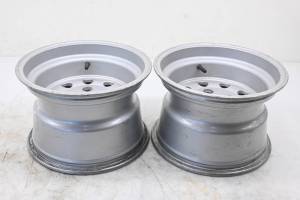 Suzuki - 01 Suzuki Quadmaster 500 4x4 Rear Wheels Rims 12X8 4/90 LTA500F - Image 3