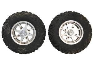 09 Polaris RZR 800 EFI Front Wheels Rims & Tires 4/156 25X8-12
