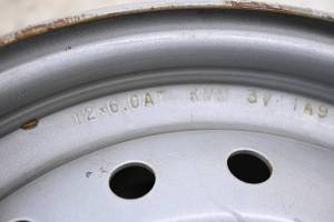 Honda - 03 Honda Rubicon 500 4x4 Front Wheel Rim 12X6 4/110 TRX500FA - Image 4